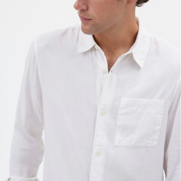 NWT Madewell The Perfect Shirt in Softdrape Twill - Size: Medium - Picture 12 of 13